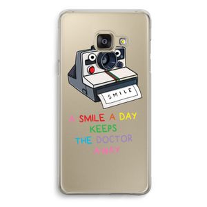 Smile: Samsung Galaxy A3 (2016) Transparant Hoesje