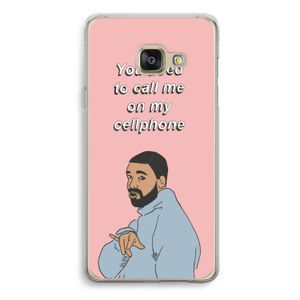 Hotline bling: Samsung Galaxy A3 (2016) Transparant Hoesje