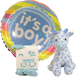 Giraffe geboorte pakket jongen