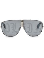 Philipp Plein lunettes de soleil à monture pilote - Noir