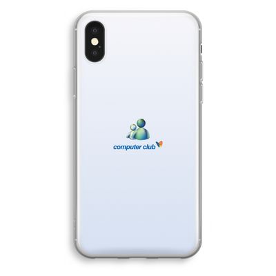 MSN: iPhone XS Transparant Hoesje
