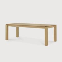 Ethnicraft Eettafel 'Slice' Geolied Eikenhout, 220 x 100cm