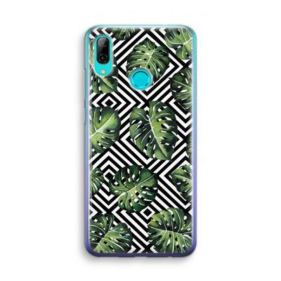 Geometrische jungle: Huawei P Smart (2019) Transparant Hoesje