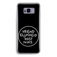 Vriendelijkheid: Samsung Galaxy S8 Transparant Hoesje