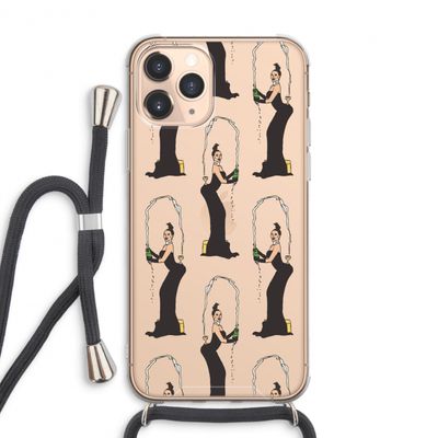 Pop Some Kim: iPhone 11 Pro Max Transparant Hoesje met koord