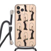 Pop Some Kim: iPhone 11 Pro Max Transparant Hoesje met koord