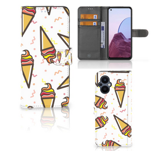 OPPO Reno 8 Lite | OnePlus Nord N20 Book Cover Icecream