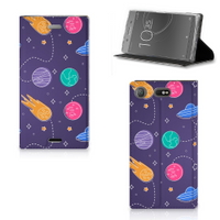 Sony Xperia XZ1 Compact Hippe Standcase Space - thumbnail