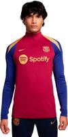 Nike FC Barcelona Strike Voetbalshirt Lang Heren Rood maat S