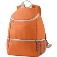 Koeltas rugtas/rugzak 28 x 14 x 34 cm - 10 liter - Oranje - Koeltassen - Koelrugzak