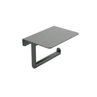 Toiletrolhouder BWS Mark Met Planchet Gunmetal - thumbnail