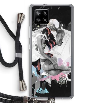 Camouflage de sommeil: Samsung Galaxy A42 5G Transparant Hoesje met koord