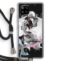 Camouflage de sommeil: Samsung Galaxy A42 5G Transparant Hoesje met koord