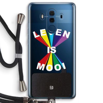 Het Leven Is Mooi: Huawei Mate 10 Pro Transparant Hoesje met koord