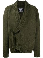 Maharishi cardigan en laine à fermeture nouée - Vert - thumbnail