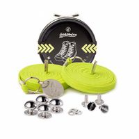 Quickshoelaces Neon collectie 120 cm lang neon geel