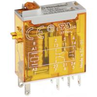 Finder 46.52.8.024.0054 Steekrelais 24 V/AC 8 A 2x wisselcontact 10 stuk(s) Tray