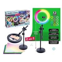 Canal Toys - 2-in-1 videostudio met veelkleurige LED-lichtring, dubbele functiestandaard - Studio Creator - INF027