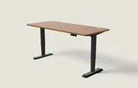 Desktronic HomePro bureau Zwart / Walnoot / 180x80 cm