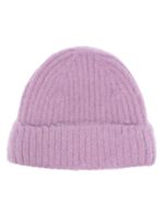 ASPESI bonnet en laine à design nervuré - Violet - thumbnail