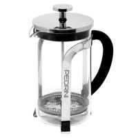 Pedrini 02CF107 handmatig koffiezetapparaat Franse druk 0,6 l Roestvrijstaal, Transparant - thumbnail