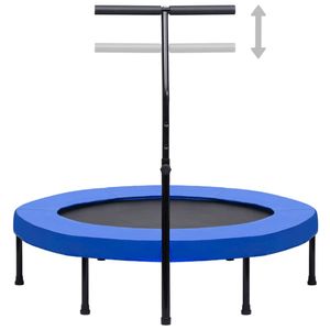 The Living Store Trampoline Fitnesstrampoline - 122 cm - Stimuleert stofwisseling - verbetert cardiovasculaire