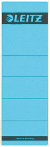 Rugetiket Leitz breed/kort 62x192mm zelfklevend blauw