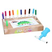 Blaaspennenset met Pompje Dinosaurus