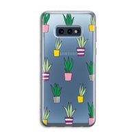 Sanseveria: Samsung Galaxy S10e Transparant Hoesje