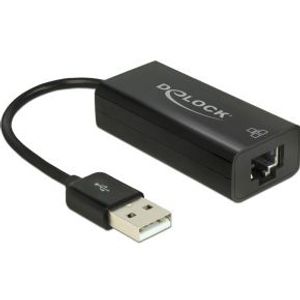 Delock 62595 USB 2.0 Type-A-adapter naar 10/100 Mbps LAN