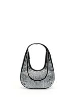 Chiara Ferragni sac porté épaule Caia à design strassé - Argent - thumbnail