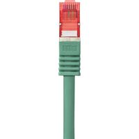 Renkforce RF-5372558 RJ45 Netwerkkabel, patchkabel CAT 6 S/FTP 3.00 m Groen Snagless, Vergulde steekcontacten, Vlambestendig 1 stuk(s) - thumbnail