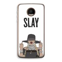 Slay All Day: Motorola Moto Z Force Transparant Hoesje - thumbnail