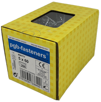 pgb-Europe PGB-FASTENERS | Spaanplaatschroef VK-T Ø 5,0x60 Zn - PGWVTV001005000602