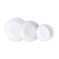 Serviesset Luminarc Feston Wit Glas 18 Onderdelen