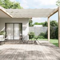 VidaXL Luifel verticaal 100x1200 cm oxford stof wit