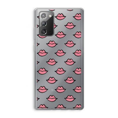 Lipjes: Samsung Galaxy Note 20 / Note 20 5G Transparant Hoesje