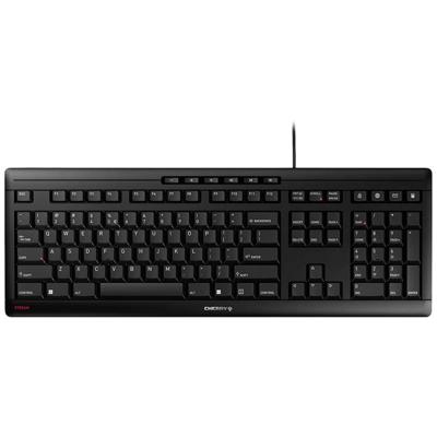 CHERRY Stream Toetsenbord USB QWERTY, US-Engels Zwart