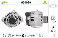 Valeo Alternator/Dynamo 600029 - thumbnail