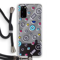 8-bit N°9: Samsung Galaxy S20 Transparant Hoesje met koord