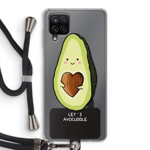 Avocuddle: Samsung Galaxy A12 Transparant Hoesje met koord