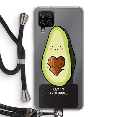 Avocuddle: Samsung Galaxy A12 Transparant Hoesje met koord