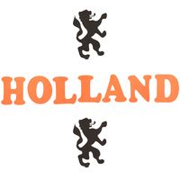 Feestartikelen Stickers Holland oranje - thumbnail