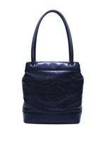 CHANEL Pre-Owned sac cabas Timeless à logo CC (1985-1993) - Noir - thumbnail