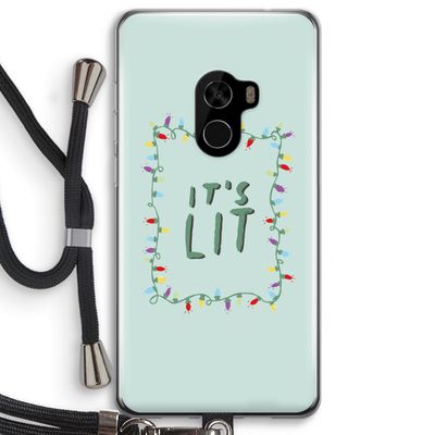 It's Lit: Xiaomi Mi Mix 2 Transparant Hoesje met koord