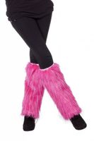 PLUCHE  beenwarmers neon pink - thumbnail