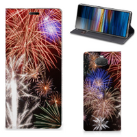 Sony Xperia 10 Plus Hippe Standcase Vuurwerk - thumbnail