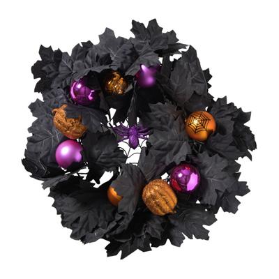 Halloween krans - multikleur - ø45x10.5 cm
