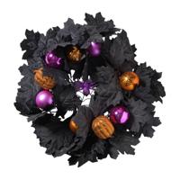 Halloween krans - multikleur - ø45x10.5 cm
