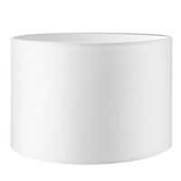 Lampenkap Bling - Wit - cilinder - 30/30/20cm - van stof - Moderne stoffen Lampenkap voor E27 lamphouder - RoHS getest - voor tafellamp, vloerlamp en hanglamp